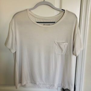 Soft stretchy basic tee